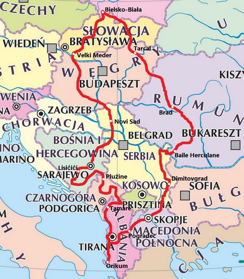 albania-trasa